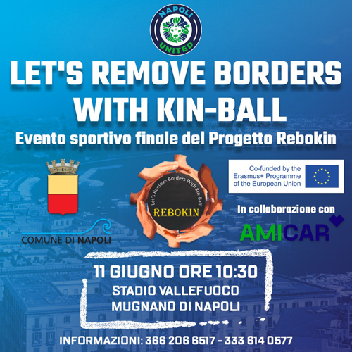 Evento finale del progetto Erasmus Sport Rebokin Lets Remove Borders with Kin ball 1