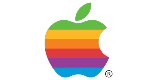Apple Computer Logo rainbow