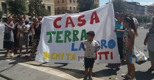 rom protesta